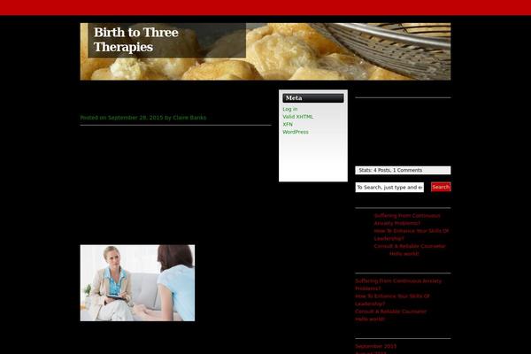 vita theme site design template sample