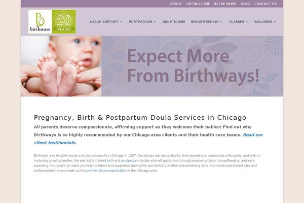 Divi theme site design template sample