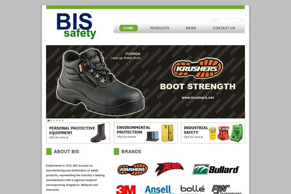 Bis theme site design template sample