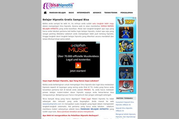 bisahipnotis.com site used Seoadsense