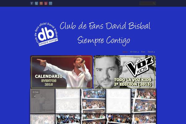 Webzine theme site design template sample