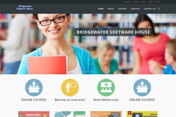 WPLMS theme site design template sample
