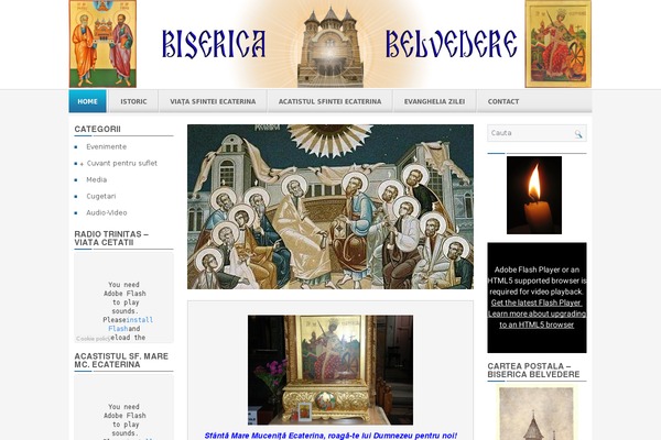 Site using Global Flash Gallery plugin