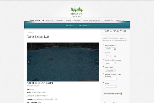 ElegantEstate theme site design template sample