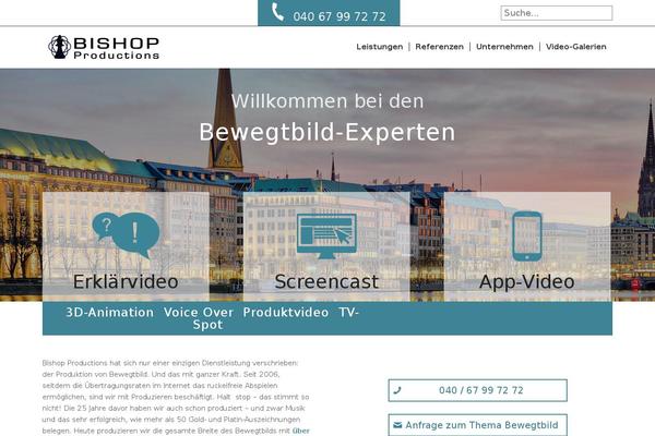 Enfold-child theme site design template sample