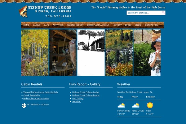 Impression theme site design template sample