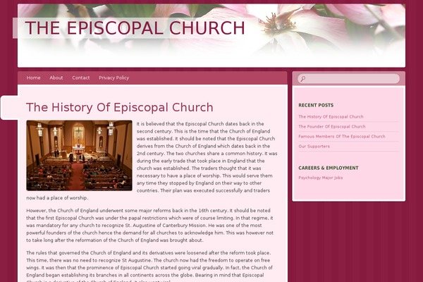 Bouquet theme site design template sample