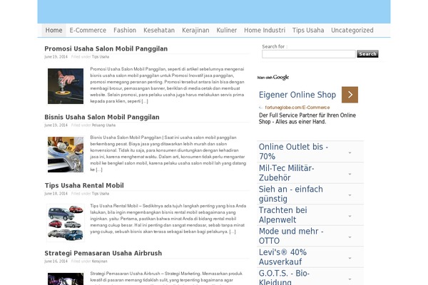 Clear Line theme site design template sample