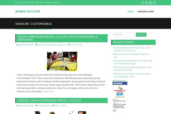 bisnisdotcom.com site used Business Press