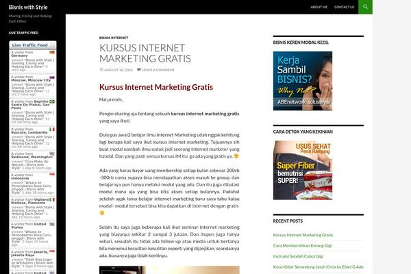 Prosense Blue theme site design template sample