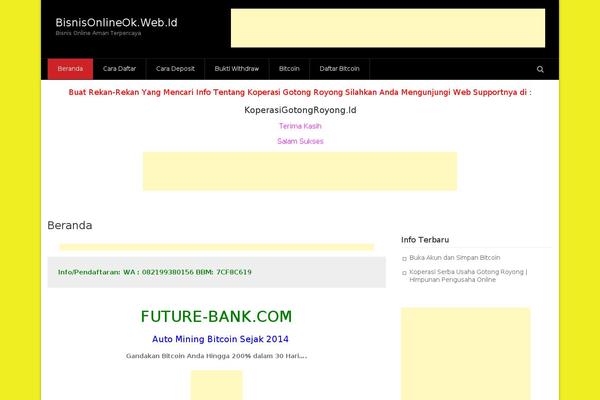 Site using Links With Icons Widget plugin