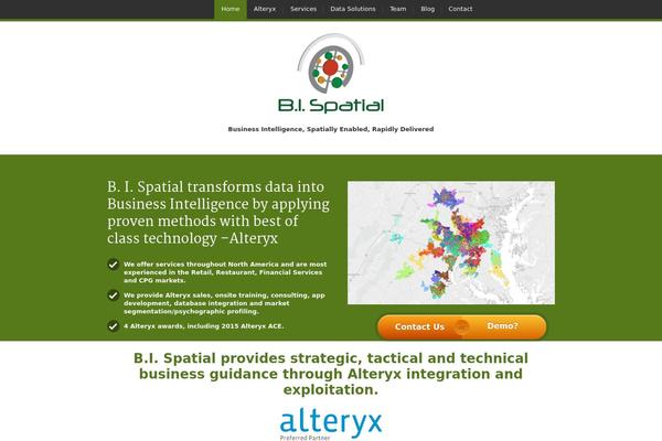 JustLanded theme site design template sample