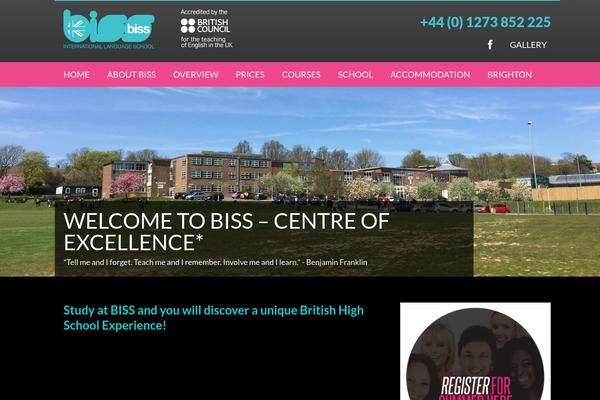 biss-school.com site used Biss