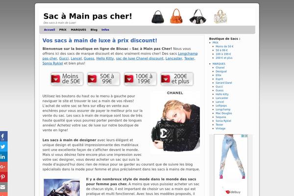 Weaver theme site design template sample