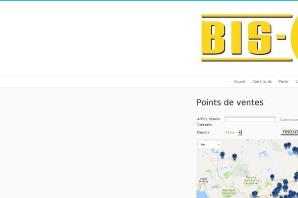 Site using WordPress Store Locator plugin