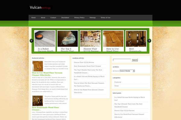 GrungeMag theme site design template sample