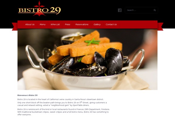 Gusteau theme site design template sample