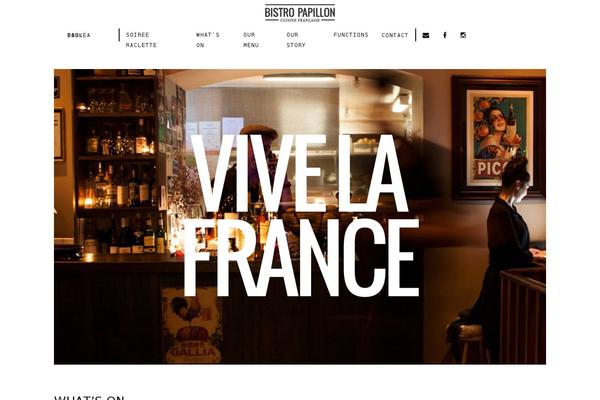 Shore theme site design template sample