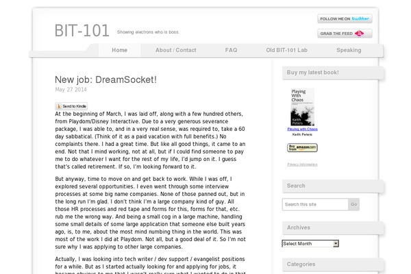 Site using Webmention plugin