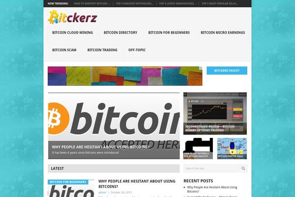 Sahifa theme site design template sample