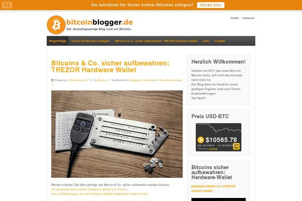 Site using Bitcoin Price Ticker: Bitcoin & Litecoin Price Widget plugin