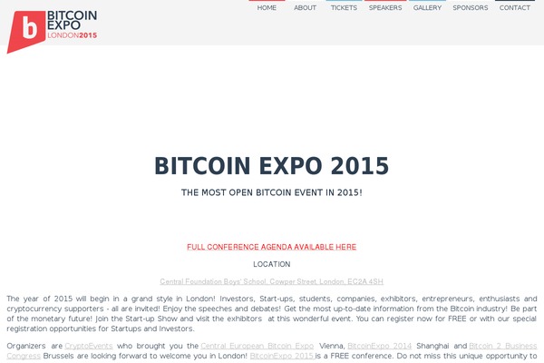 bitcoinexpo2015.com site used Mahal