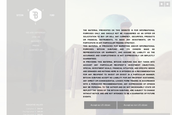 bitcoinfund.eu site used Bitcoin