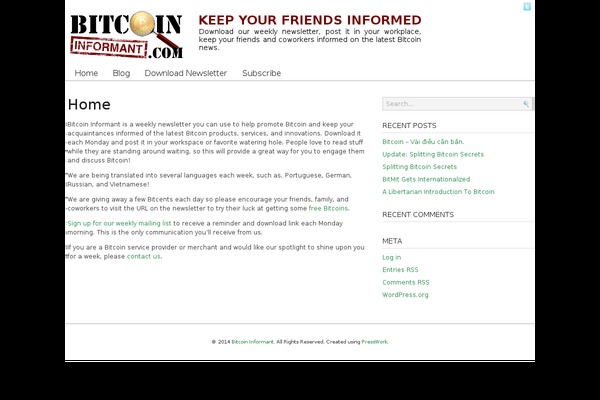 Presswork theme site design template sample