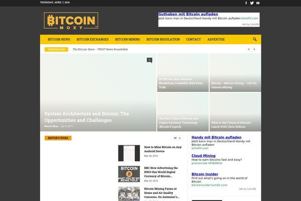 NewsMag theme site design template sample