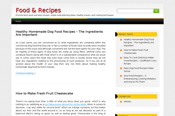 Semprul theme site design template sample