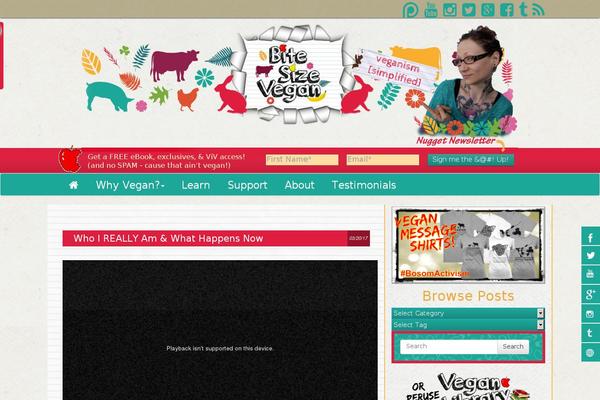 bitesizevegan.com site used Bitesizevegan