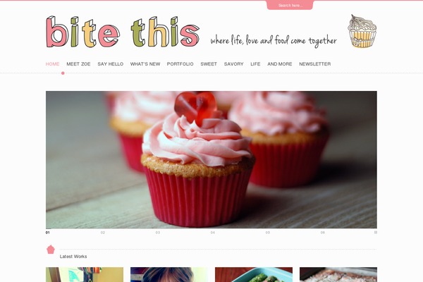 Folioway theme site design template sample