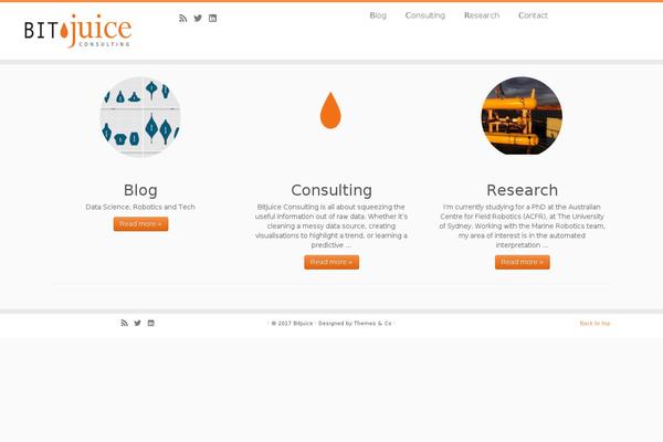 Customizr theme site design template sample