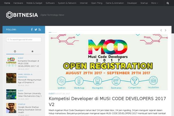 bitnesia.com site used Shurapro-master