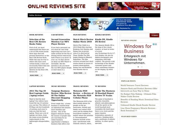 Meganews theme site design template sample