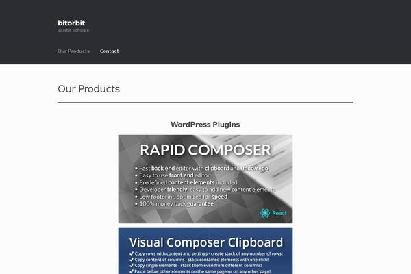 Storefront Child theme site design template sample