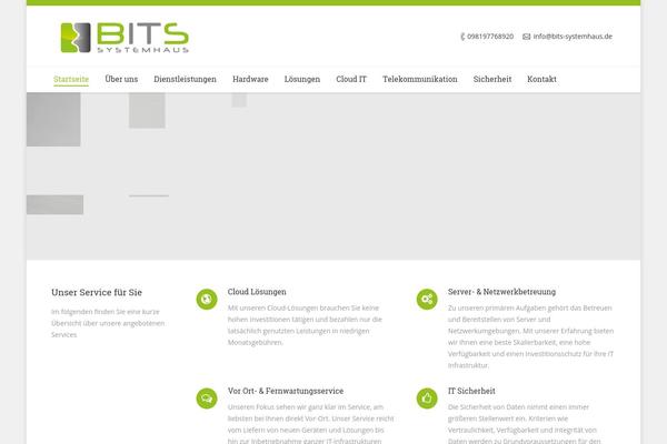 The7 theme site design template sample