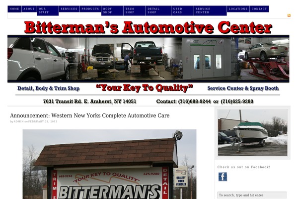 Thesis 1.7 theme site design template sample