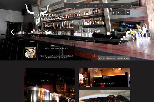 Forked theme site design template sample