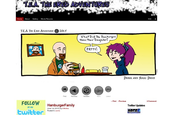ComicPress theme site design template sample