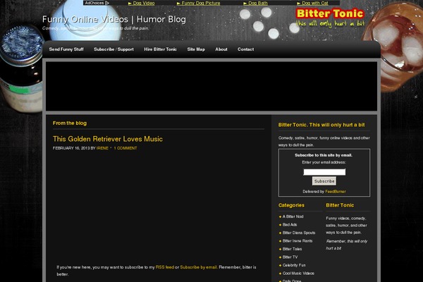 Amped Child theme site design template sample
