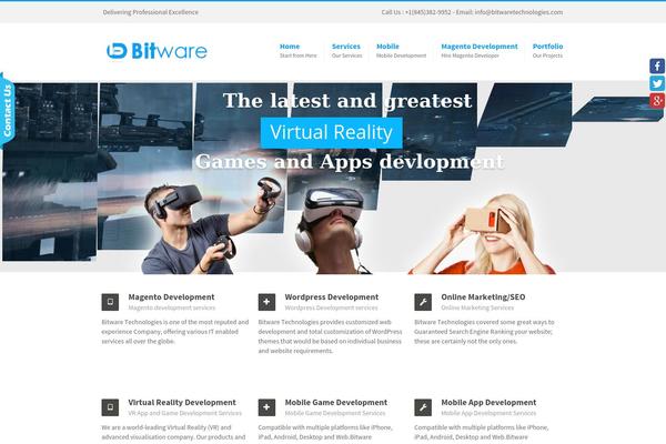 Robust theme site design template sample