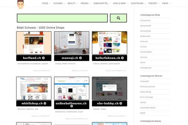KLEO theme site design template sample