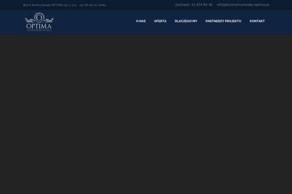Finance theme site design template sample