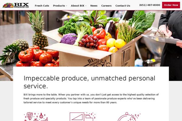 bixproduce.com site used Bix