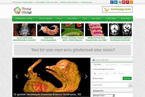 biyolojisozluk.com site used Webportal v2