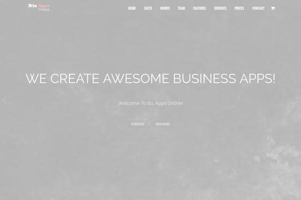 North theme site design template sample