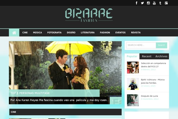 Bzine theme site design template sample