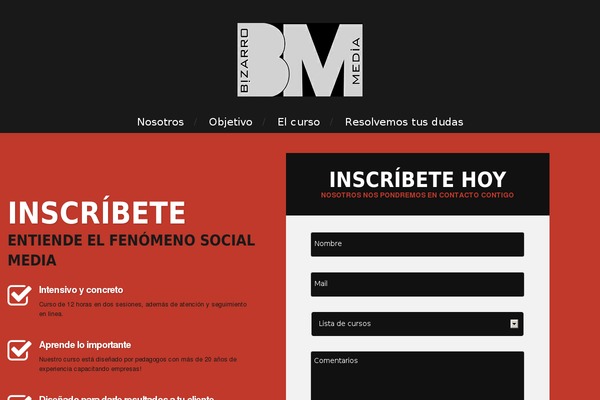 Norris website example screenshot