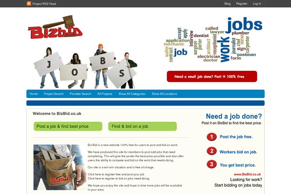 Project theme site design template sample